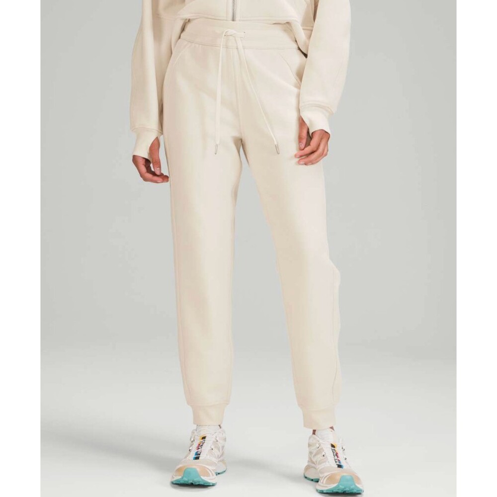 Lululemon Scuba High-Rise Jogger *Fleece 28" White Opal Size 8